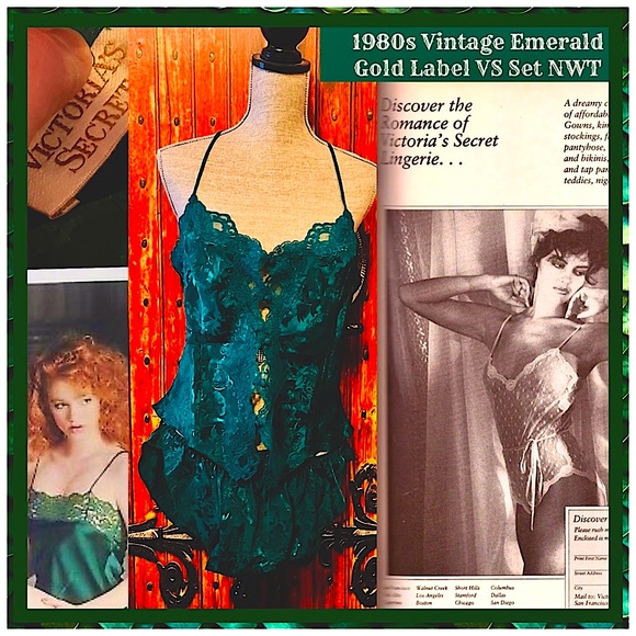 Victoria’s Secret Vintage Gold Label Set NWT L - Picture 1 of 9